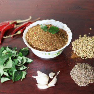 Home Made Karivepaku Kaaram Podi