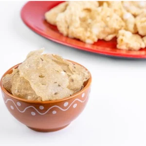 Biyyam Pindi Vadiyalu (Rice Flour Fryums)